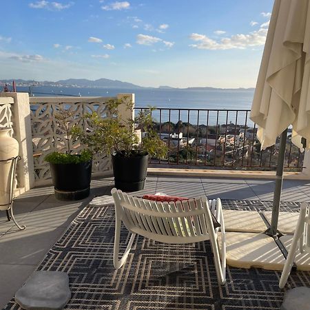 Superbe Terrasse Avec Vue Panoramique Sur La Mer Μασσαλία Εξωτερικό φωτογραφία
