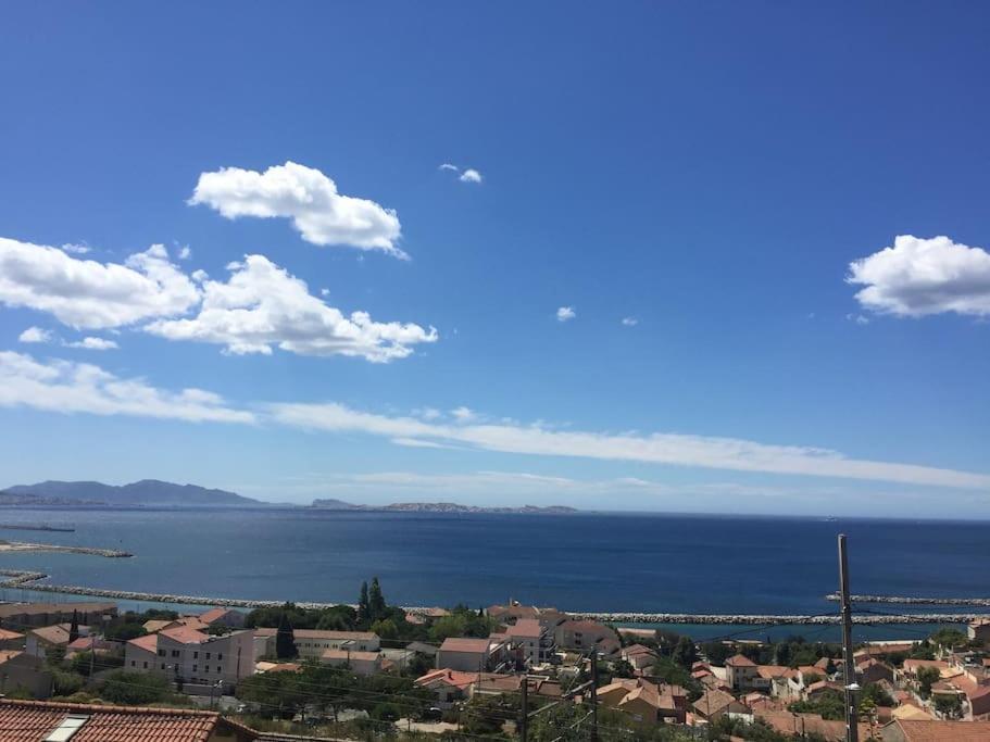 Superbe Terrasse Avec Vue Panoramique Sur La Mer Μασσαλία Εξωτερικό φωτογραφία