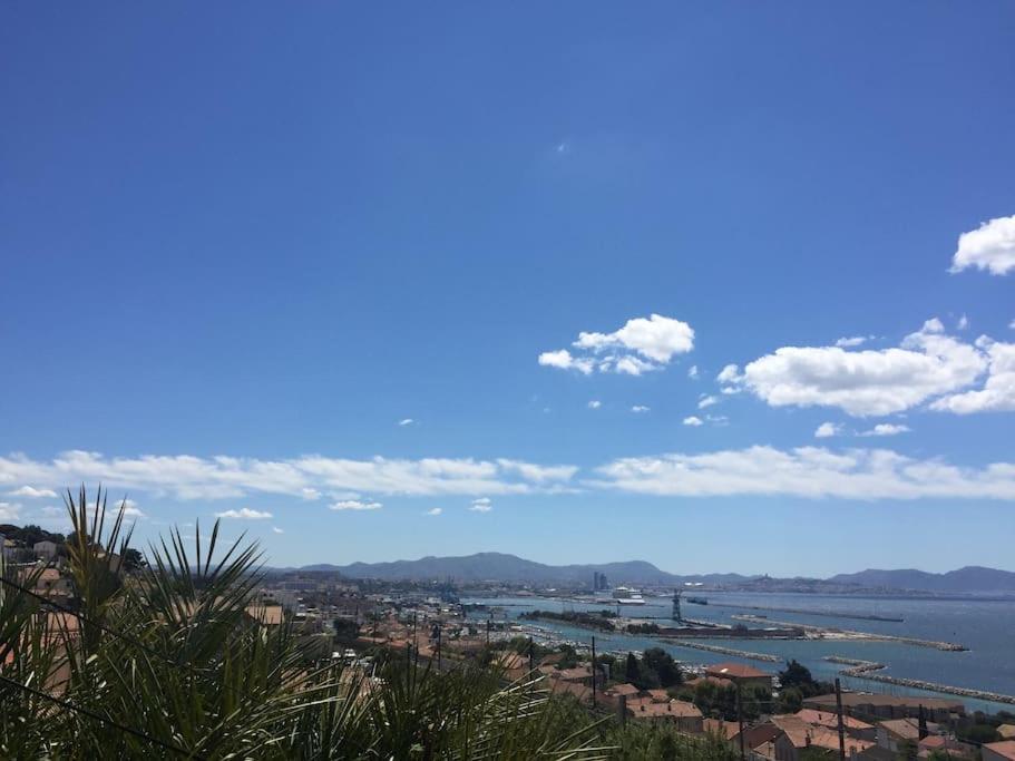 Superbe Terrasse Avec Vue Panoramique Sur La Mer Μασσαλία Εξωτερικό φωτογραφία